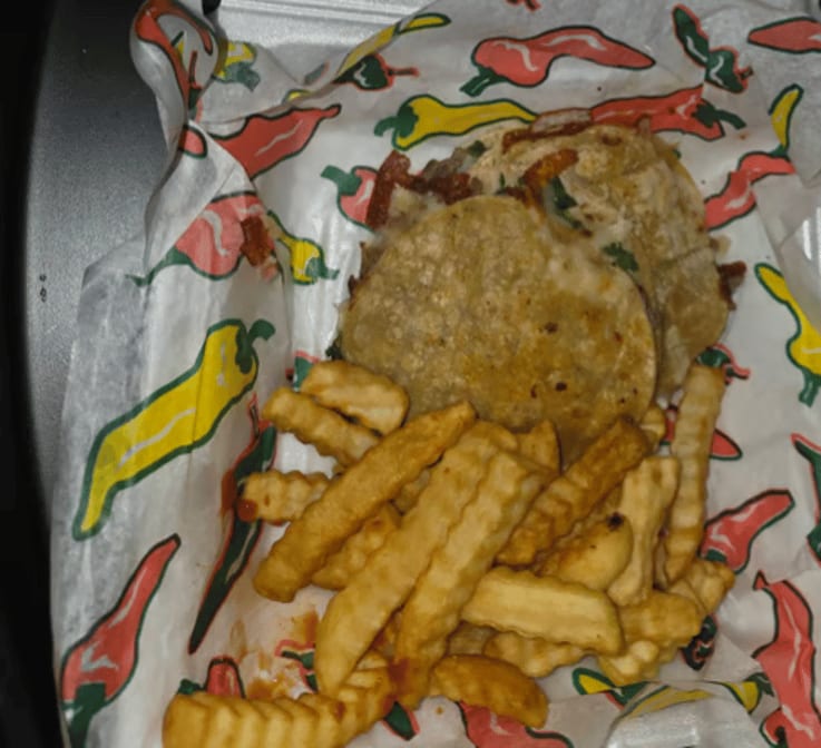 Mulita Combo with Fries.